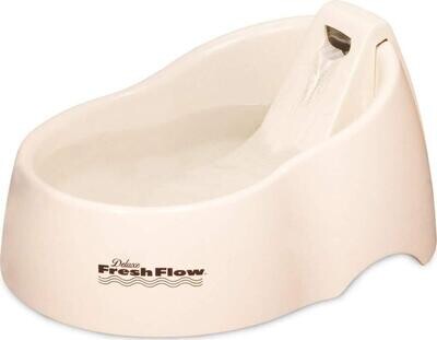 Petmate Deluxe Fresh Flow Fountain For Cats Bleached Linen