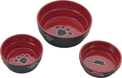 Spot Ethical Fresco Dish Cat - Red