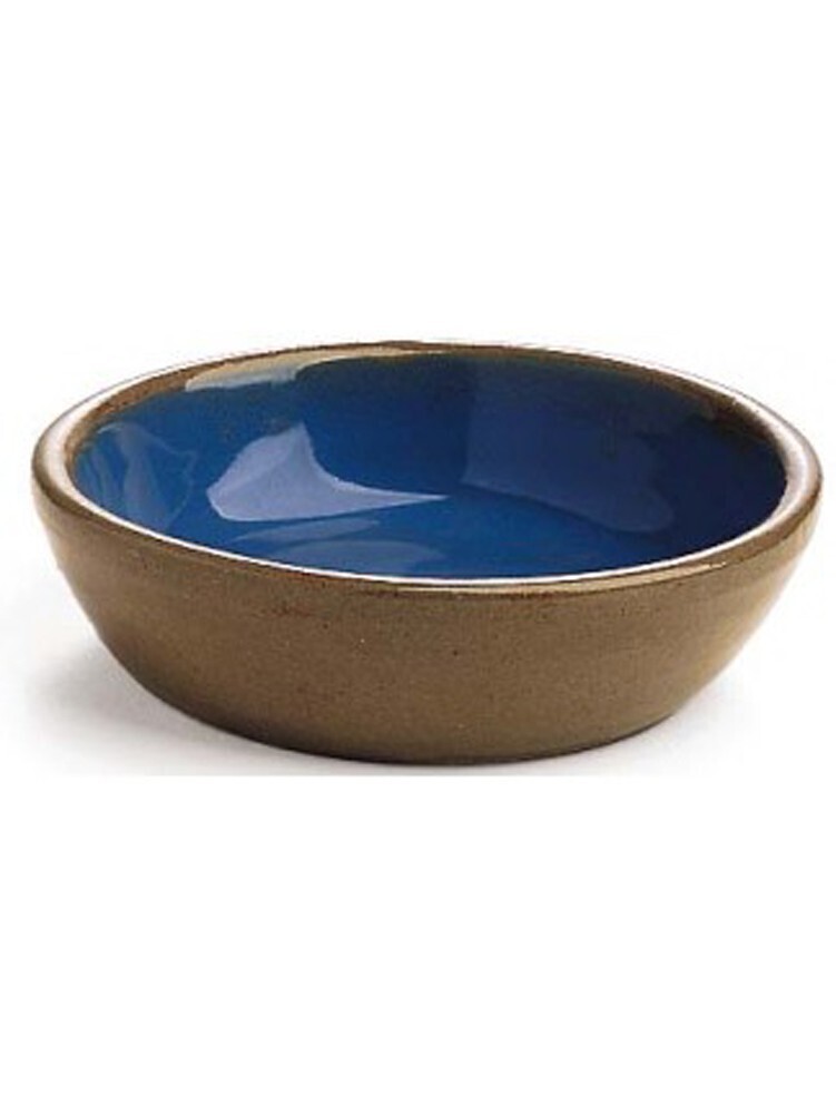 Spot Standard Crock Cat Saucer - Tan/Blue
