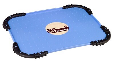 Jw Pet Skid Stop Stay In Place Dog Food Mat  One Size - Blue/Black