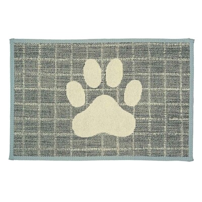 Loving Pets Bella Fashion Mats Paw One Size - Plaid