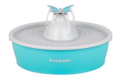 Drinkwell Butterfly Pet Fountain - Blue