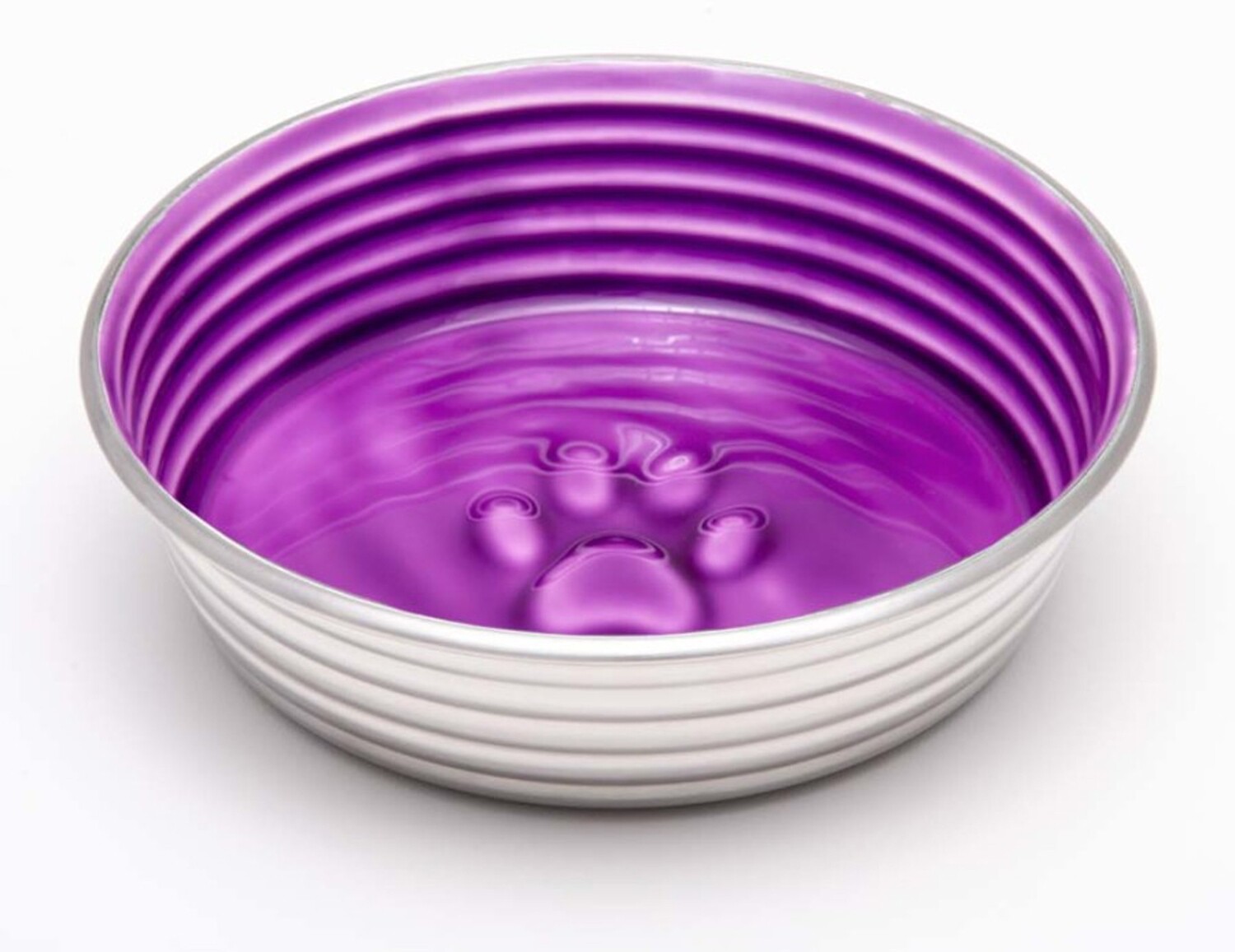 Loving Pets Dog Bowl Paw Print - Lilac