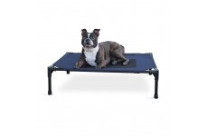 Creative Solutions By K&amp;H Elevated Pet Bed - Navy Blue