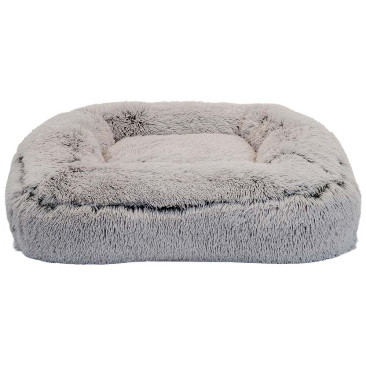 Good Dog Stepover Bolster Cloud Bed - Grey