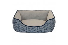 Dallas Oval Faux Linen Dog Cuddler