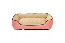 Dallas Box Faux Linen Dog Bed