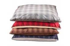 Dallas Reversible Brushed Plaid Pet Bed Assorted