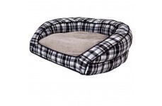 La Z Boy Tucker Sofa Bed Spencer Plaid - Black/White