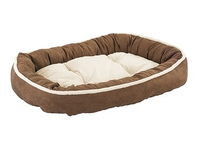 Spot Ethical Pet Shearling Oval Cuddler - Chocolate