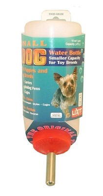 Lixit Small Dog Water Bottle - White/Silver