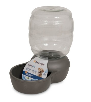 Petmate Replendish Water With Microban Mason - Silver