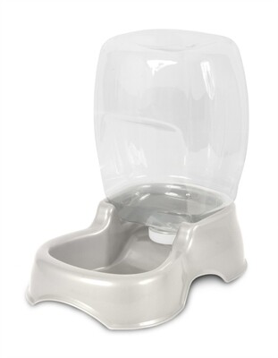 Petmate Pet Cafe Waterer Pearl - Silver
