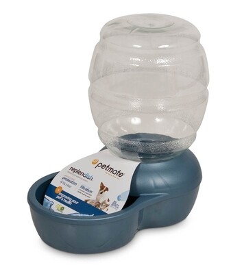 Petmate Replendish Water With Microban Pearl - Peacock Blue