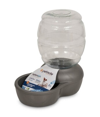 Petmate Replendish Water With Microban Pearl - Silver Grey