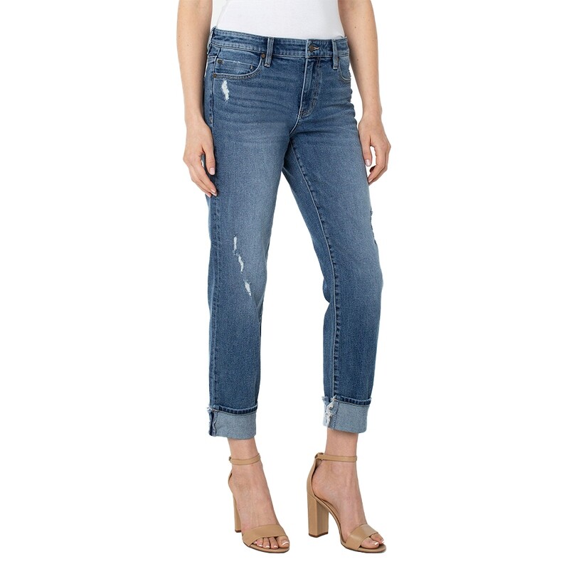 Liverpool Los Angeles Marley Girlfriend Cuffed Jean