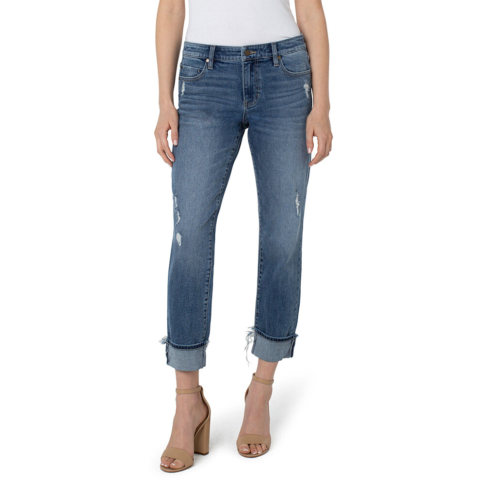 Liverpool Los Angeles Marley Girlfriend Cuffed Jean