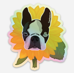 HolOgraphic Oasis The Boston: BostSUN Flower Sticker