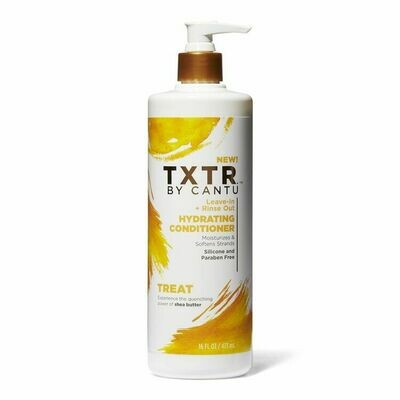CANTU TXTR TREAT LEAVE-IN + RINSE OUT HYDRATING CONDITIONER 16oz