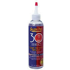 SALON PRO 30 SEC  HAIR BONDING GLUE REMOVER 4 oz