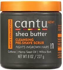 Cantu Men&#39;s Collection Shea Butter Cleansing Pre-Shave Scrub 8oz