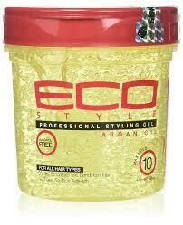 ECO STYLING GEL ARGAN OIL, SIZE: 8 OZ