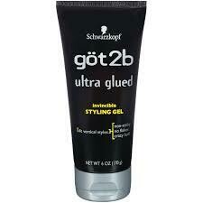 Got2B Ultra Glued Invincible Styling Gel 6oz - Vertical Style