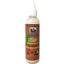 Nature&#39;s Blessings Castor Oil With Extra Virgin Coconut &amp; West African Argan Oil 4oz