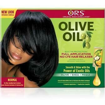 ORS OLIVE OIL BUILT-IN PROTECTION NO-LYE HAIR RELAXER KIT - 1 APPLICATION