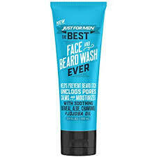 Just For Men The Best Face and Beard Wash Ever 3.4oz