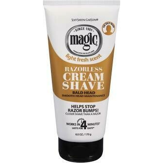 Softsheen Carson Magic Razorless Cream Shave - Bald Head 6oz