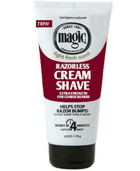 Softcarson Magic Razorless Cream Shave - Extra Strength 6oz