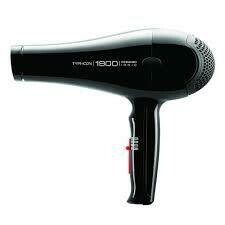 TYCHE TYPHOON 1900 CERAMIC IONIC HAIR DRYER W/2 STYLING ATTACHMENTS TP-1900