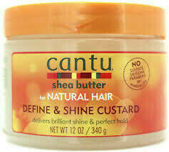 Cantu Shea Butter For Natural Hair Define &amp; Shine Custard 12oz