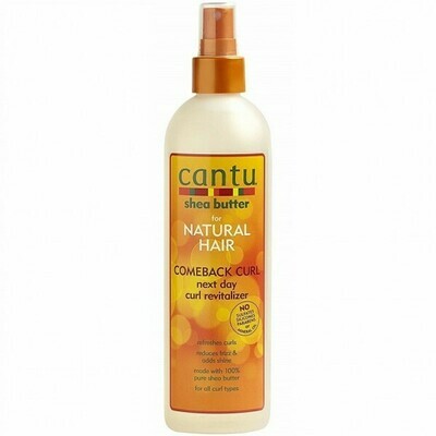 Cantu Shea Butter For Natural Hair Comeback Curl Next Day Curl Revitalizer 12oz