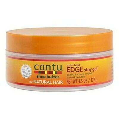 Cantu Shea Butter For Natural Hair Edge Stay Gel 4.5oz - Extra Hold