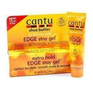 Cantu Shea Butter For Natural Hair Edge Stay Gel .05oz - Extra Hold