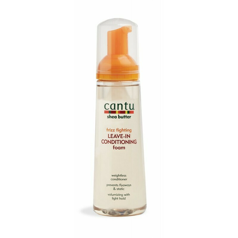 Cantu Shea Butter Frizz Fighting Leave-In Conditioning Foam 8.4oz