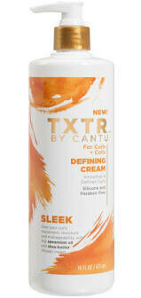 Cantu TXTR Sleek Curls + Coils Defining Cream 16oz