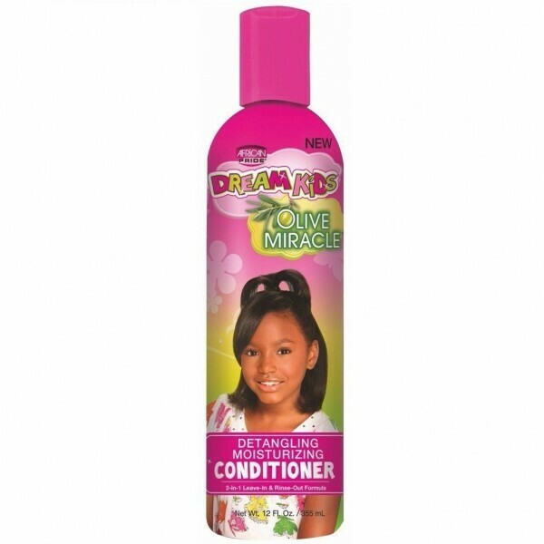 AFRICAN PRIDE DREAM KIDS OLIVE MIRACLE DETANGLING MOIST CONDITIONER 12oz