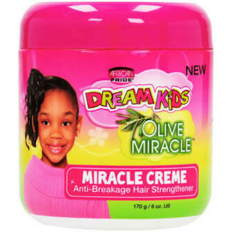 AFRICAN PRIDE DREAM KIDS OLIVE MIRACLE CREME ANTI-BREAKAGE HAIR STRENGTHENER 6oz