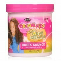 AFRICAN PRIDE DREAM KIDS OLIVE MIRACLE QUICK BOUNCE DETANGLING PUDDING 15oz