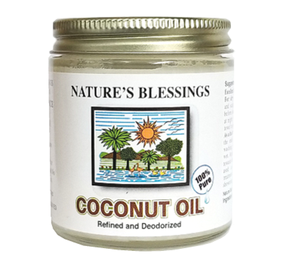 Nature&#39;s Blessings 100% Pure Coconut Oil 4oz