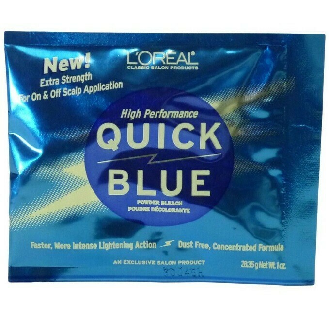 L&#39;OREAL HIGH PERFORMANCE QUICK BLUE POWDER BLEACH 1oz