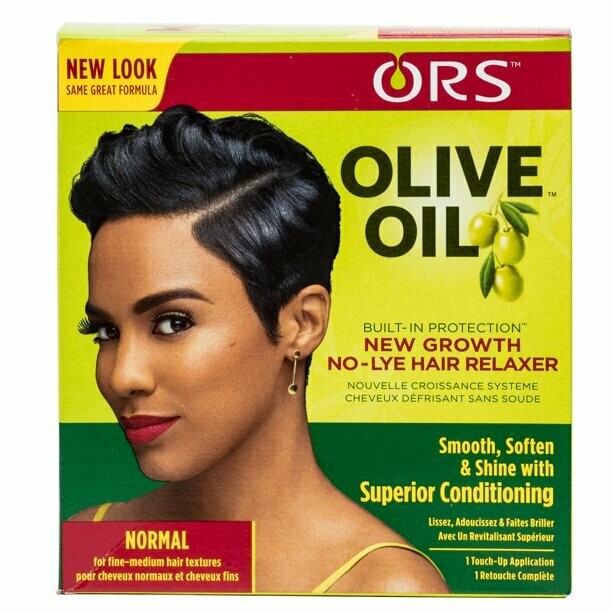 ORS OLIVE OIL NEW GROWTH NO-LYE HAIR RELAXER EXTRA STRENGTH - 1 TOUCH UP APPLICATION, STRENGTH: NORMAL
