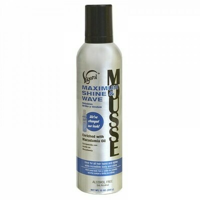 Vigorol Maximum Shine Wave Mousse 12oz