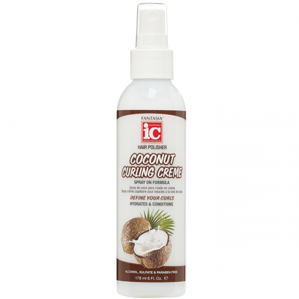 FANTASIA IC COCONUT CURLING CREME SPRAY 6oz