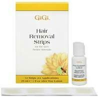 GIGI HAIR REMOVAL STRIPS FOR THE BODY #448105 12PCS/1oz