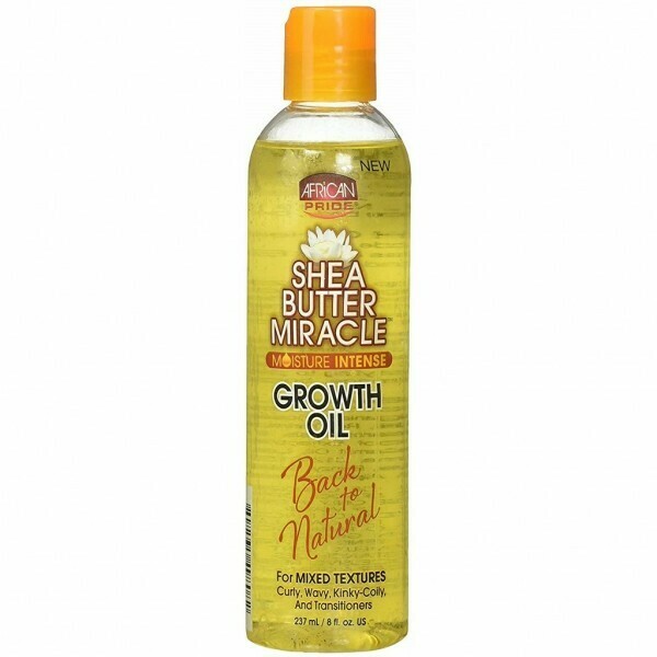 AFRICAN PRIDE SHEA BUTTER MIRACLE GROWTH OIL 8oz