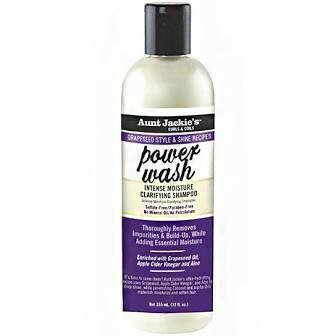 Aunt Jackie&#39;s Grapeseed Power Wash Intense Moisture Clarifying Shampoo 12oz